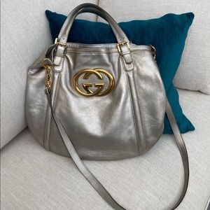 Authentic Gucci Britt crossbody and shoulder bag